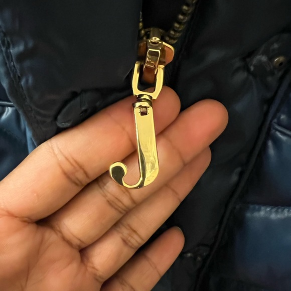 Juicy Couture long puffer coat w/ faux fur trim hood - Picture 2 of 7